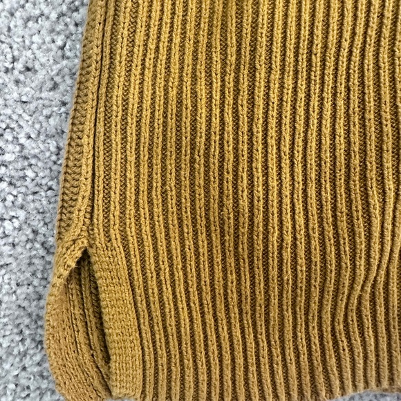 Madewell Open Cardigan with Pockets Mustard Yellow - Picture 10 of 11